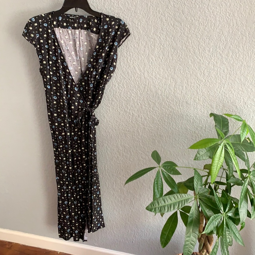 JCrew Wrap Floral Dress, Size S